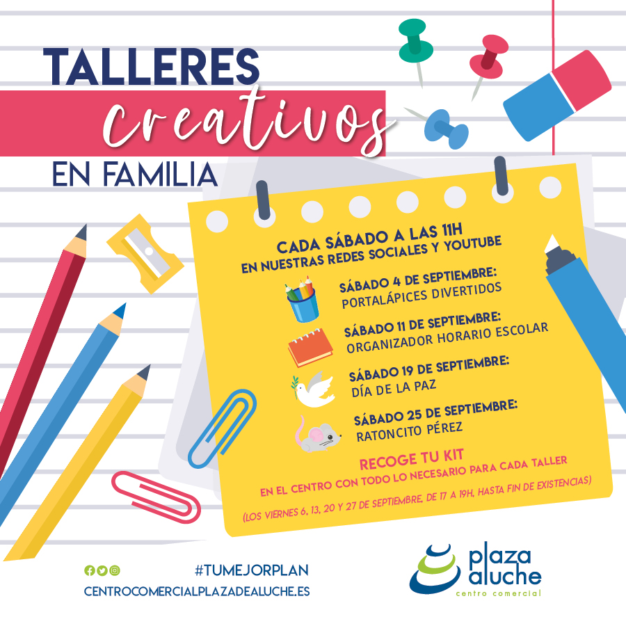 Aluche_talleres creativos_septiembre_900x900